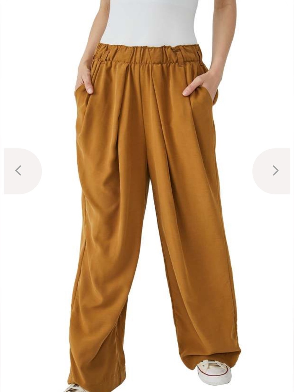 Free people nothin to say pleated trousers S